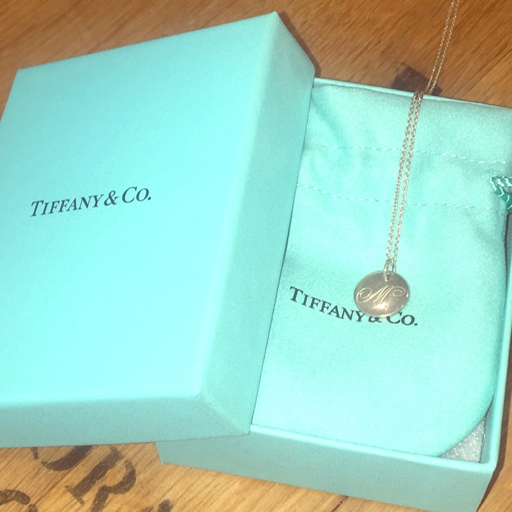 Tiffany & Co. M Letter Initial Necklace
